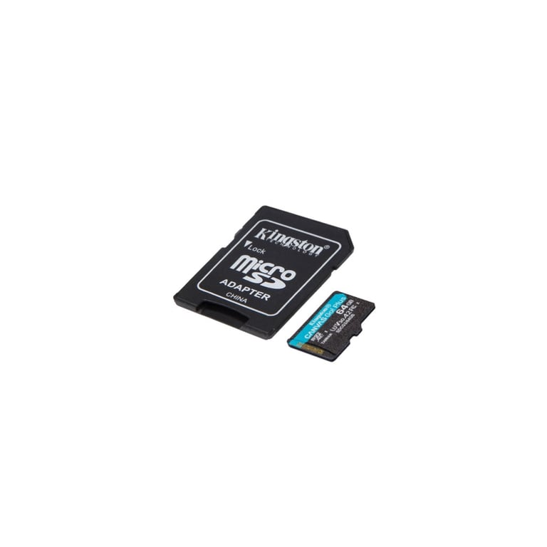 Карта пам'яті Kingston 64GB microSDXC class 10 UHS-I U3 A2 Canvas Go Plus (SDCG3/64GB) - фото 2
