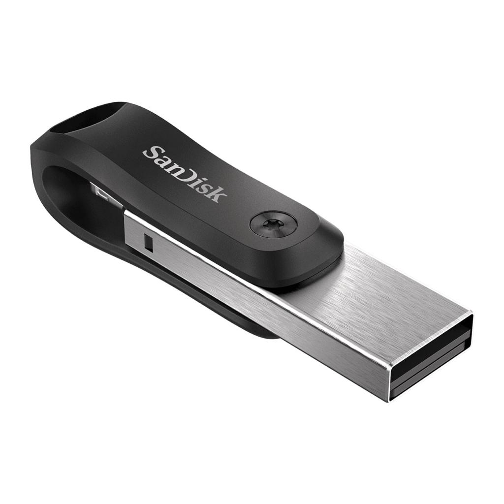 USB флеш накопичувач SanDisk 256GB iXpand Go USB 3.0/Lightning (SDIX60N-256G-GN6NE) - фото 3 USB флеш накопичувач SanDisk 256GB iXpand Go USB 3.0/Lightning (SDIX60N-256G-GN6NE) - фото 3