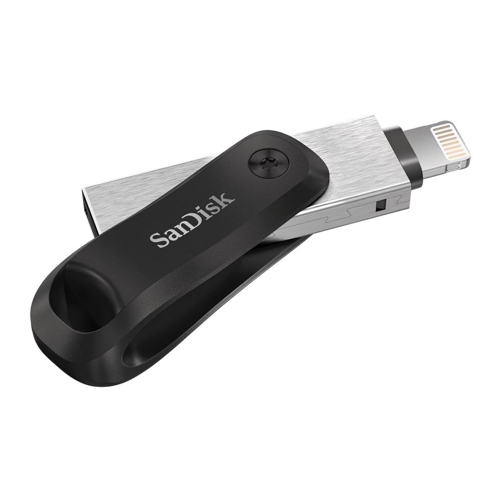 USB флеш накопичувач SanDisk 256GB iXpand Go USB 3.0/Lightning (SDIX60N-256G-GN6NE) - фото 4 USB флеш накопичувач SanDisk 256GB iXpand Go USB 3.0/Lightning (SDIX60N-256G-GN6NE) - фото 4