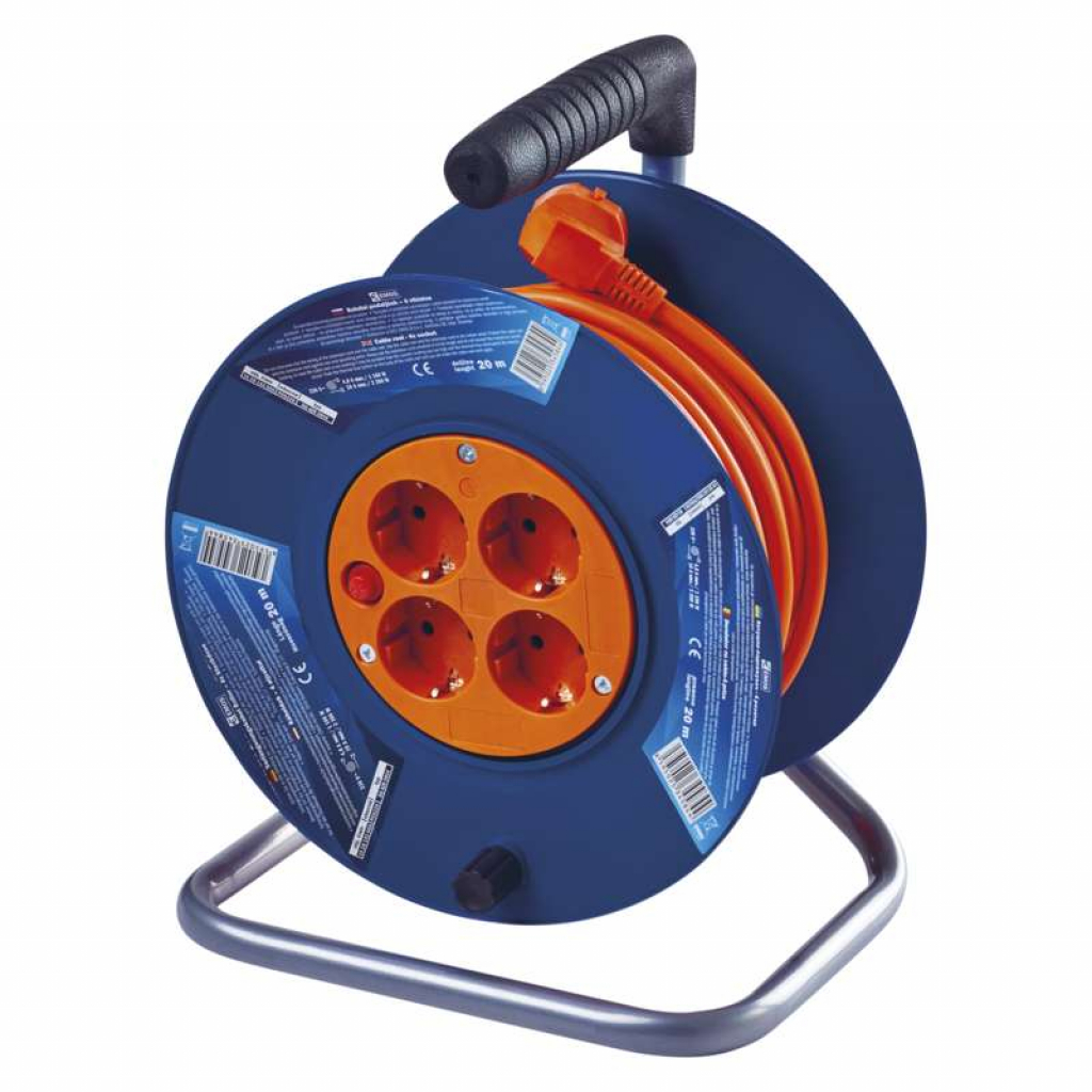 Мережевий подовжувач EMOS катушка 4 роз., 20 м (P09220) - фото 3 Мережевий подовжувач EMOS катушка 4 роз., 20 м (P09220) - фото 3