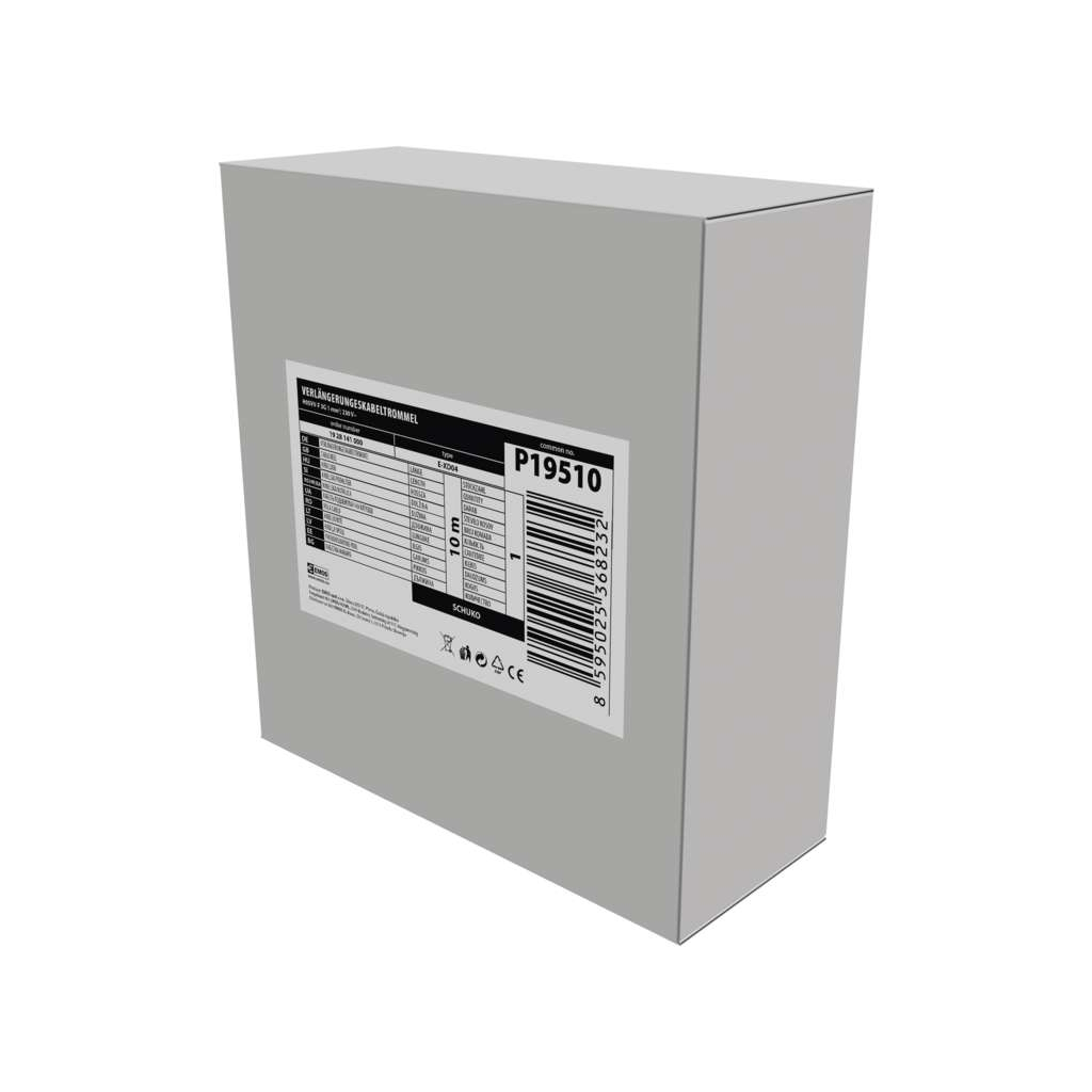 Мережевий подовжувач EMOS катушка 4 роз., 10 м (P19510) - фото 7 Мережевий подовжувач EMOS катушка 4 роз., 10 м (P19510) - фото 7