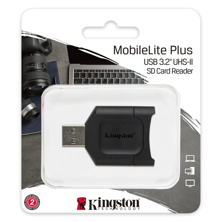 Зчитувач флеш-карт Kingston USB 3.1 SDHC/SDXC UHS-II MobileLite Plus (MLP) - фото 3