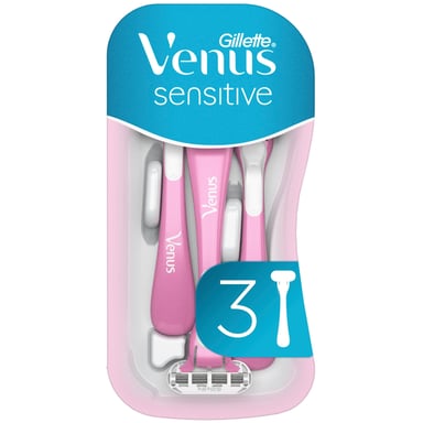 Бритва Gillette Venus Smooth Sensitive 3 шт. (7702018491544) - фото 1