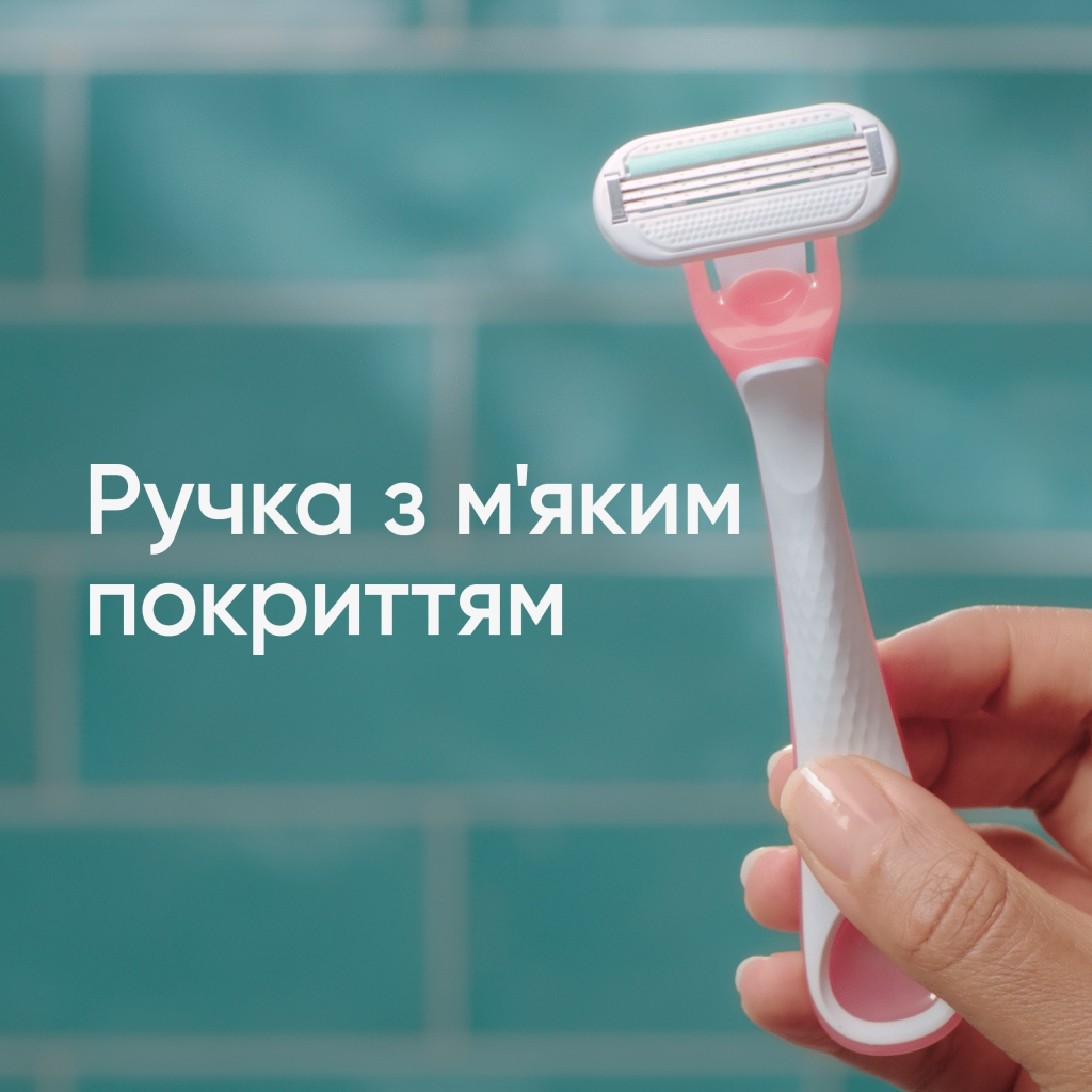 Бритва Gillette Venus Smooth Sensitive 3 шт. (7702018491544) - фото 3 Бритва Gillette Venus Smooth Sensitive 3 шт. (7702018491544) - фото 3