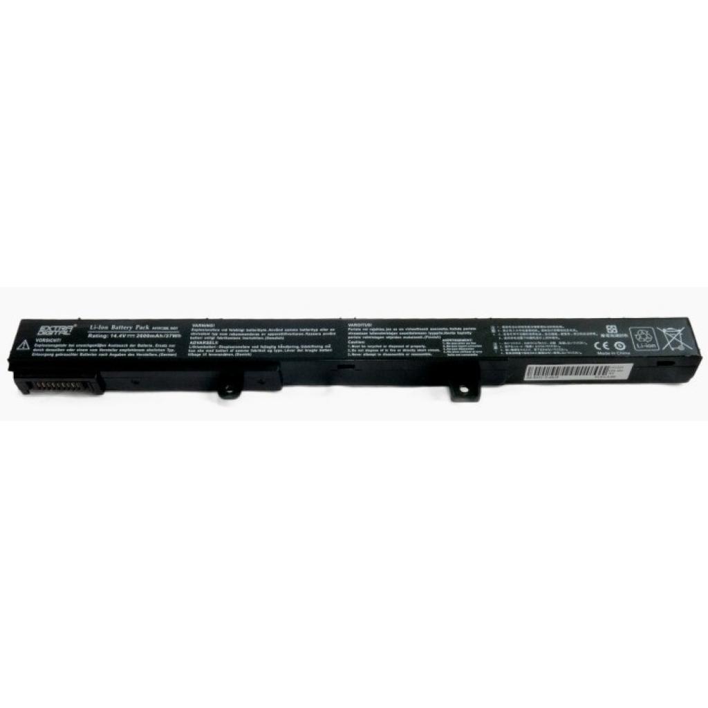 Акумулятор до ноутбука Asus X551CA -4, 14.4V, 2600mAh Extradigital (BNA4005) - фото 1 Акумулятор до ноутбука Asus X551CA -4, 14.4V, 2600mAh Extradigital (BNA4005) - фото 1