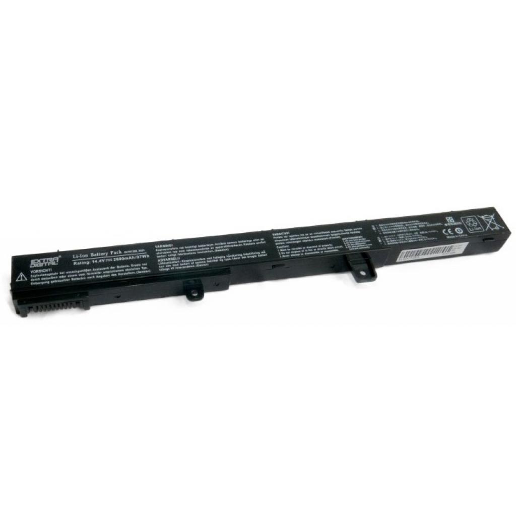 Акумулятор до ноутбука Asus X551CA -4, 14.4V, 2600mAh Extradigital (BNA4005) - фото 3 Акумулятор до ноутбука Asus X551CA -4, 14.4V, 2600mAh Extradigital (BNA4005) - фото 3