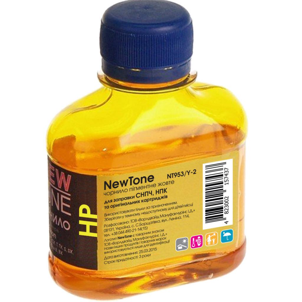 Чорнило NewTone HP OfficeJet Pro 7730 100г Yellow Pigm. (NT953/Y-2) - фото 1