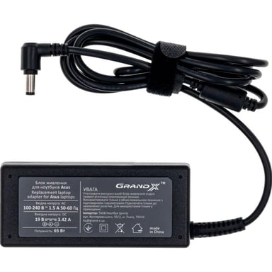 Блок живлення до ноутбуку Grand-X Asus (19V 3.42A 65W) 5.5x2.5mm (AS65W25C) - фото 1