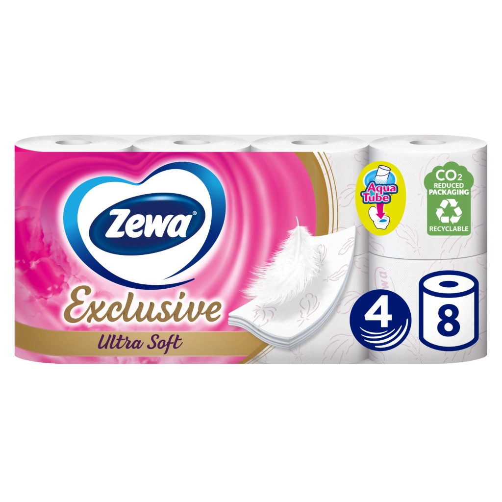 Туалетний папір Zewa Exclusive Ultra Soft 4 шари 8 рулонів (7322541046532/7322541191041) - фото 2 Туалетний папір Zewa Exclusive Ultra Soft 4 шари 8 рулонів (7322541046532/7322541191041) - фото 2