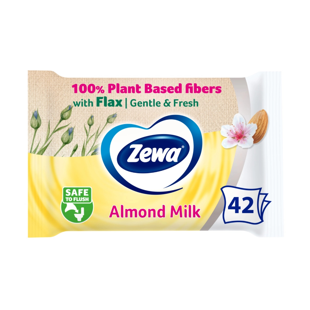 Туалетний папір Zewa Almond Milk 42 шт (7322540796179) Туалетний папір Zewa Almond Milk 42 шт (7322540796179)