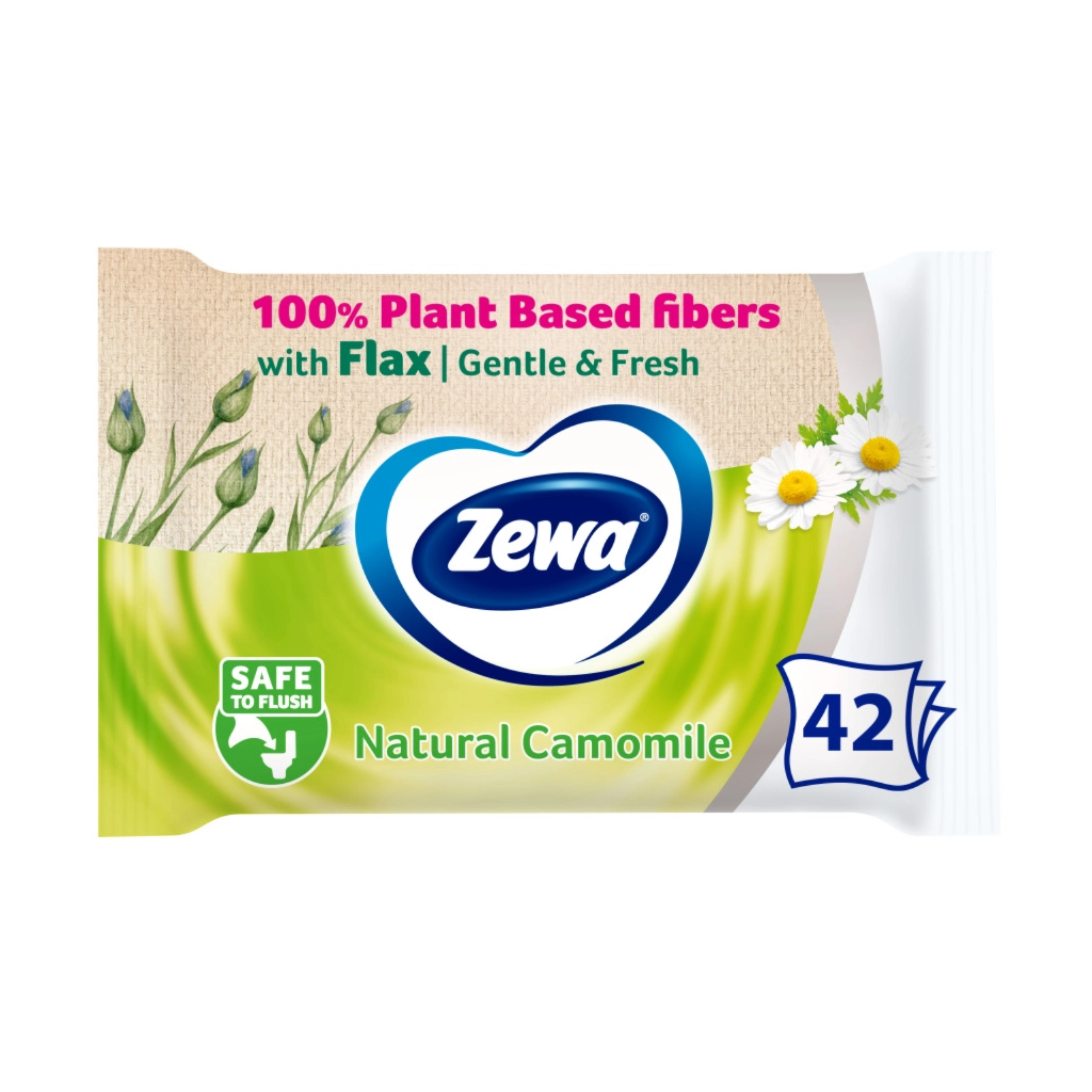 Туалетний папір Zewa Natural Camomile 42 шт (7322540796520) Туалетний папір Zewa Natural Camomile 42 шт (7322540796520)