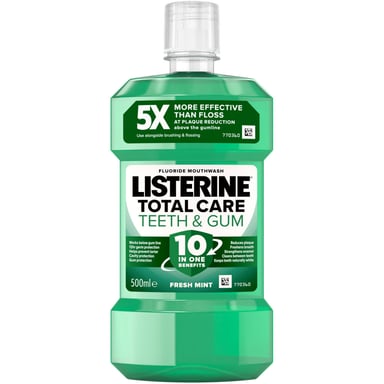 Ополіскувач для порожнини рота Listerine Total Care Захист зубів та ясен 500 мл (3574661070377/5010123714383) - фото 1