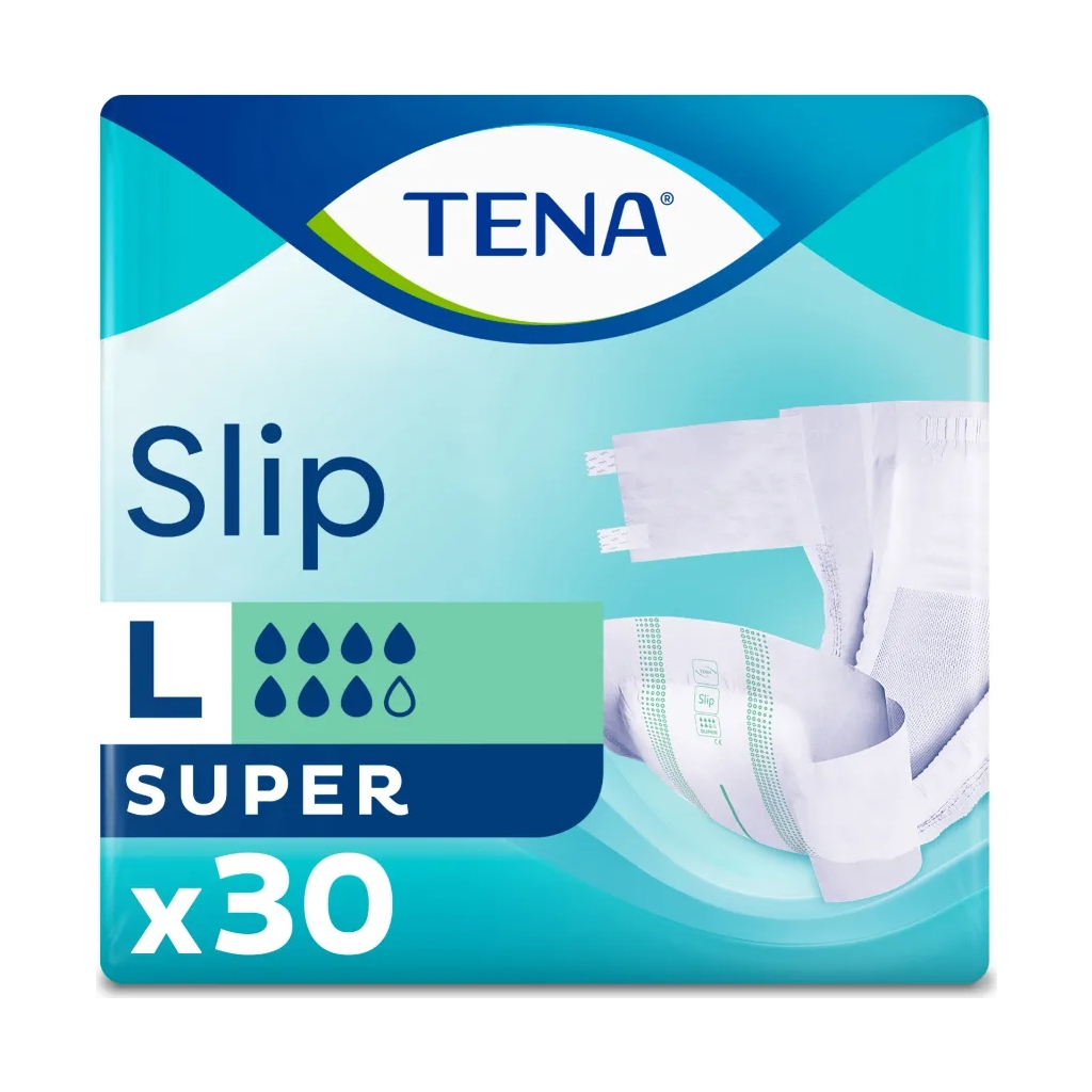 Підгузки для дорослих Tena Slip Super Large 30 (7322541118499) - фото 1 Підгузки для дорослих Tena Slip Super Large 30 (7322541118499) - фото 1