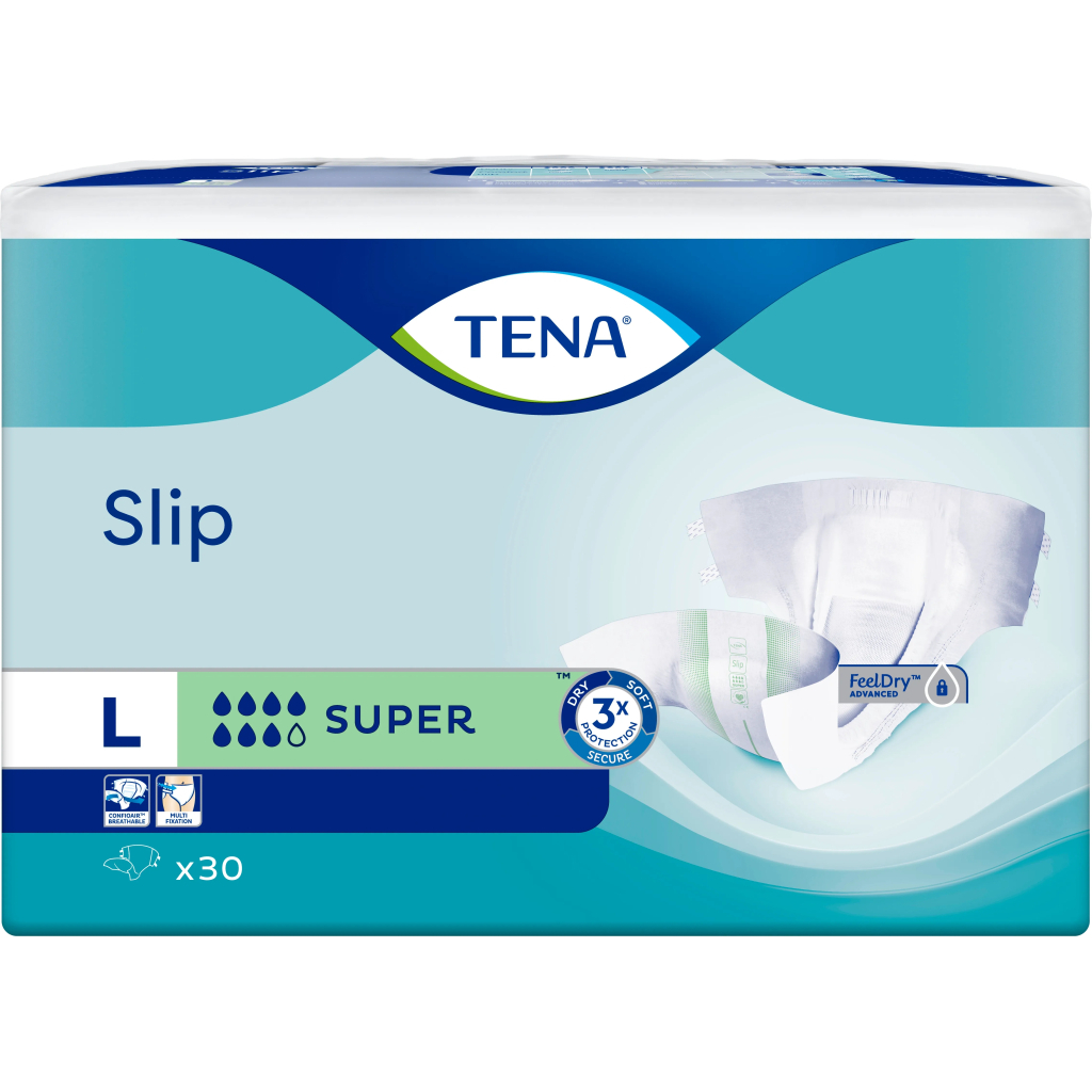 Підгузки для дорослих Tena Slip Super Large 30 (7322541118499) - фото 2 Підгузки для дорослих Tena Slip Super Large 30 (7322541118499) - фото 2