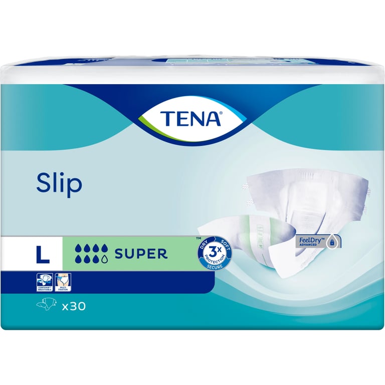Підгузки для дорослих Tena Slip Super Large 30 (7322541118499) - фото 2