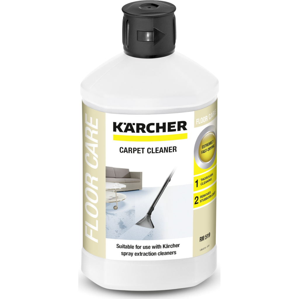 Засіб для мийок високого тиску Karcher для чистки ковров RM 519 3в1, 1л (6.295-771.0) Засіб для мийок високого тиску Karcher для чистки ковров RM 519 3в1, 1л (6.295-771.0)