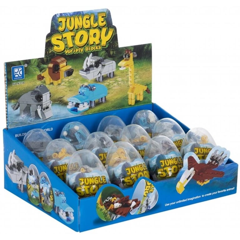 Конструктор Mindbox JUNGLE STORY в яйце в асорт (K31A) - фото 2
