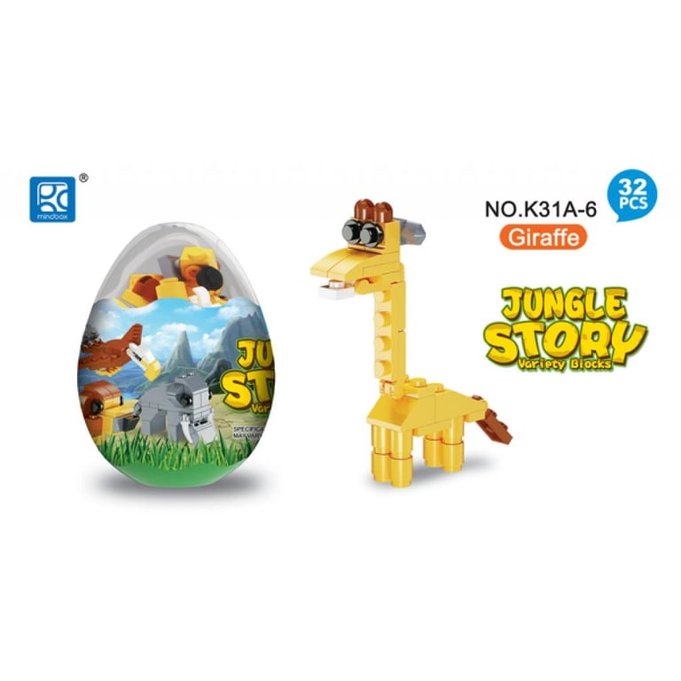 Конструктор Mindbox JUNGLE STORY в яйце в асорт (K31A) - фото 3