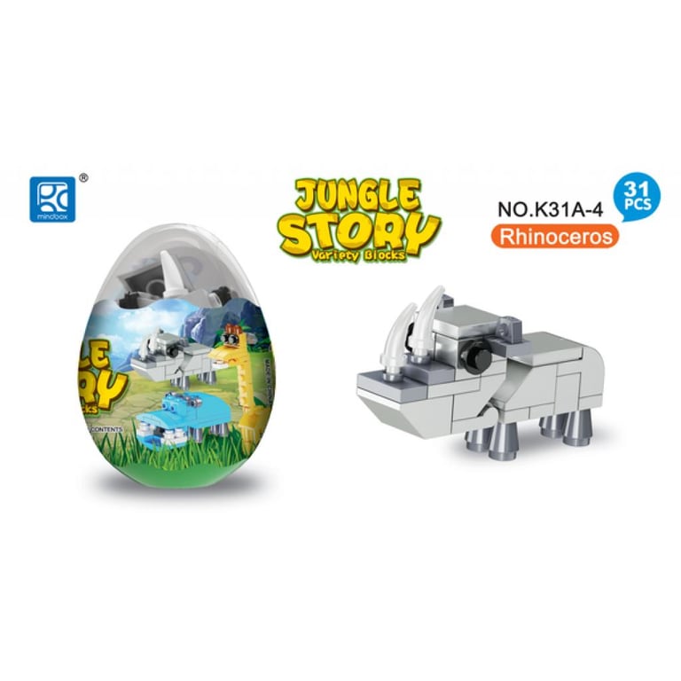 Конструктор Mindbox JUNGLE STORY в яйце в асорт (K31A) - фото 7