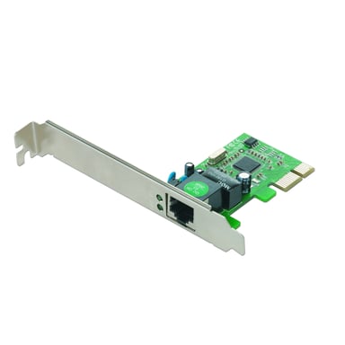Мережева карта 1000 Base-TX PCI-E Realtek Gembird (NIC-GX1) - фото 1