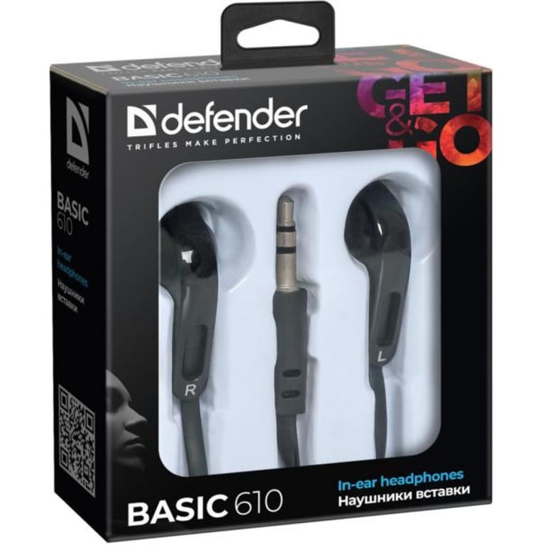 Навушники Defender Basic-610 Black (63610) - фото 2