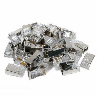 Конектор Patron RJ45 cat.5e FTP 8P8C * 40 (CON-RJ-45-8P8C-40-Э) - фото 1