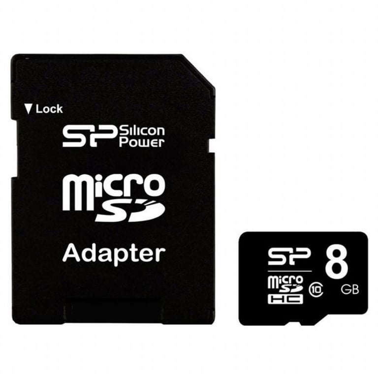 Карта пам'яті Silicon Power 8GB microSD class 10 (SP008GBSTH010V10SP) - фото 1