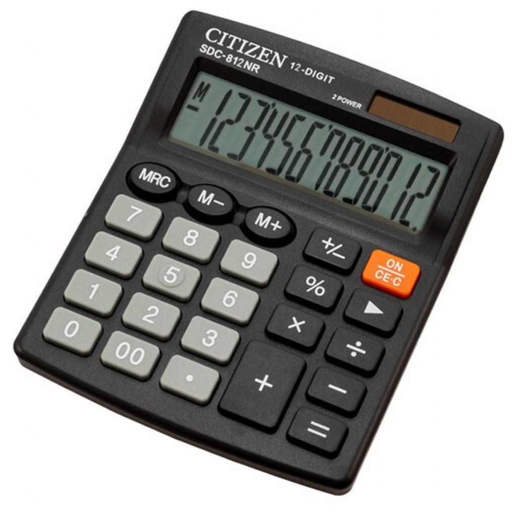 Калькулятор Citizen SDC-812NR - фото 2 Калькулятор Citizen SDC-812NR - фото 2