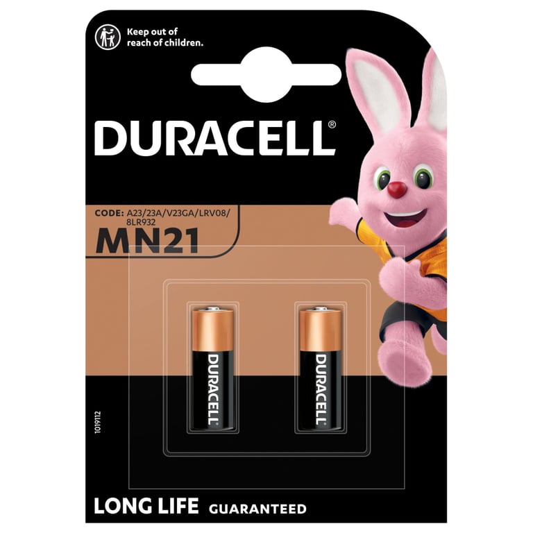 Батарейка Duracell MN21 / A23 12V * 2 (5007812) - фото 2