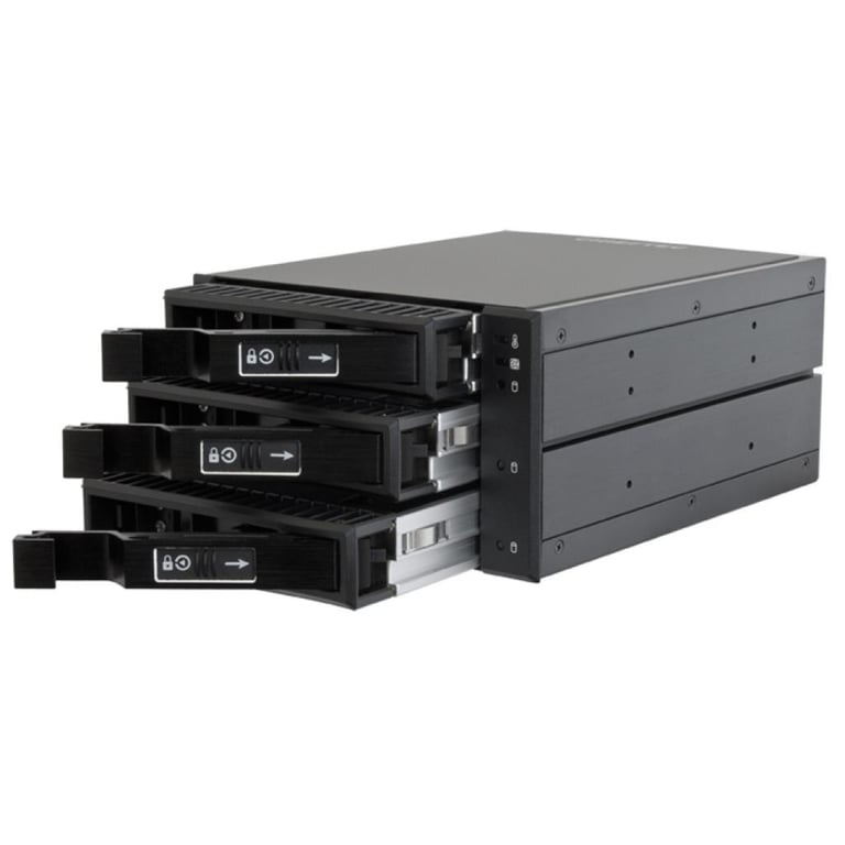 Бекплейн Chieftec 2x5.25"/3x3.5" Hot-Swap Aluminium (CBP-2131SAS) - фото 3