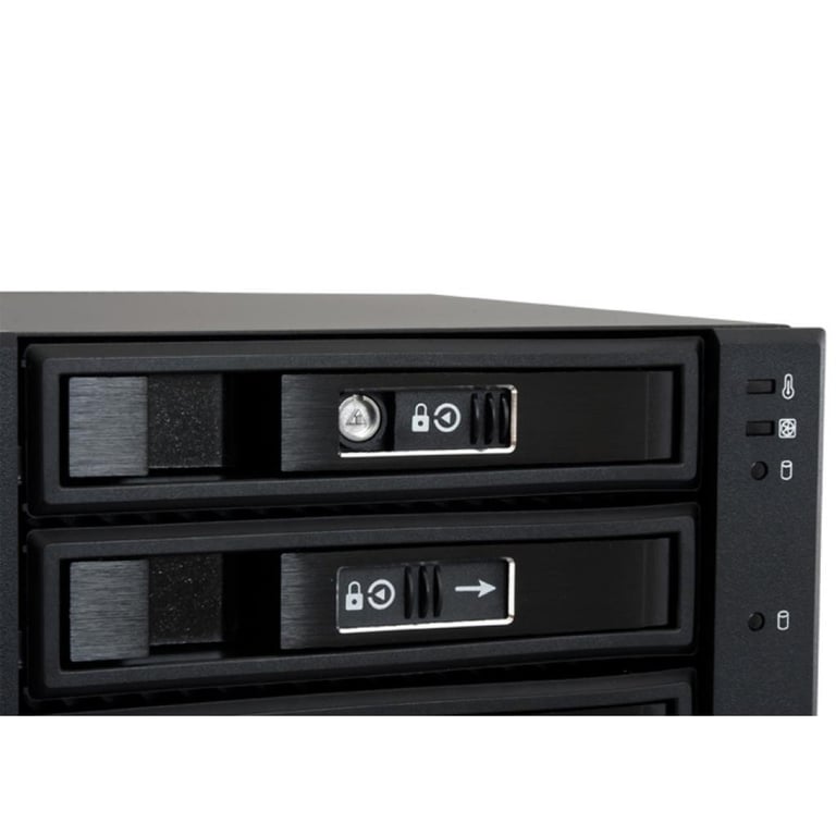 Бекплейн Chieftec 2x5.25"/3x3.5" Hot-Swap Aluminium (CBP-2131SAS) - фото 4