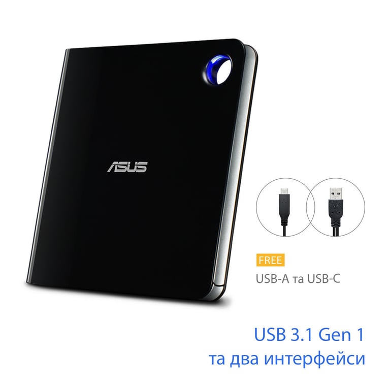 Оптичний привід Blu-Ray ASUS SBW-06D5H-U/BLK/G/AS - фото 3