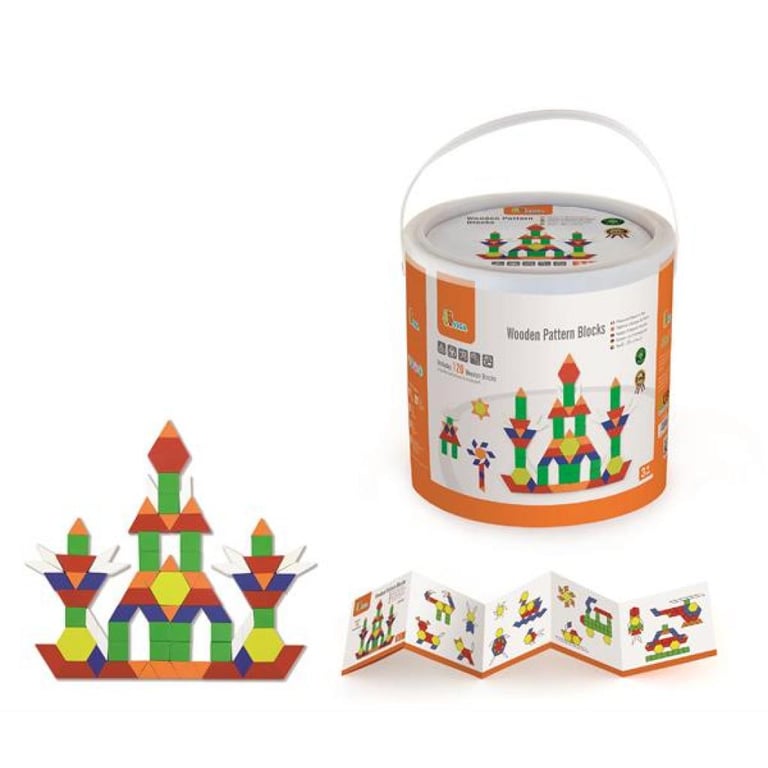 Конструктор Viga Toys Набір будівельних блоків (50065) - фото 1