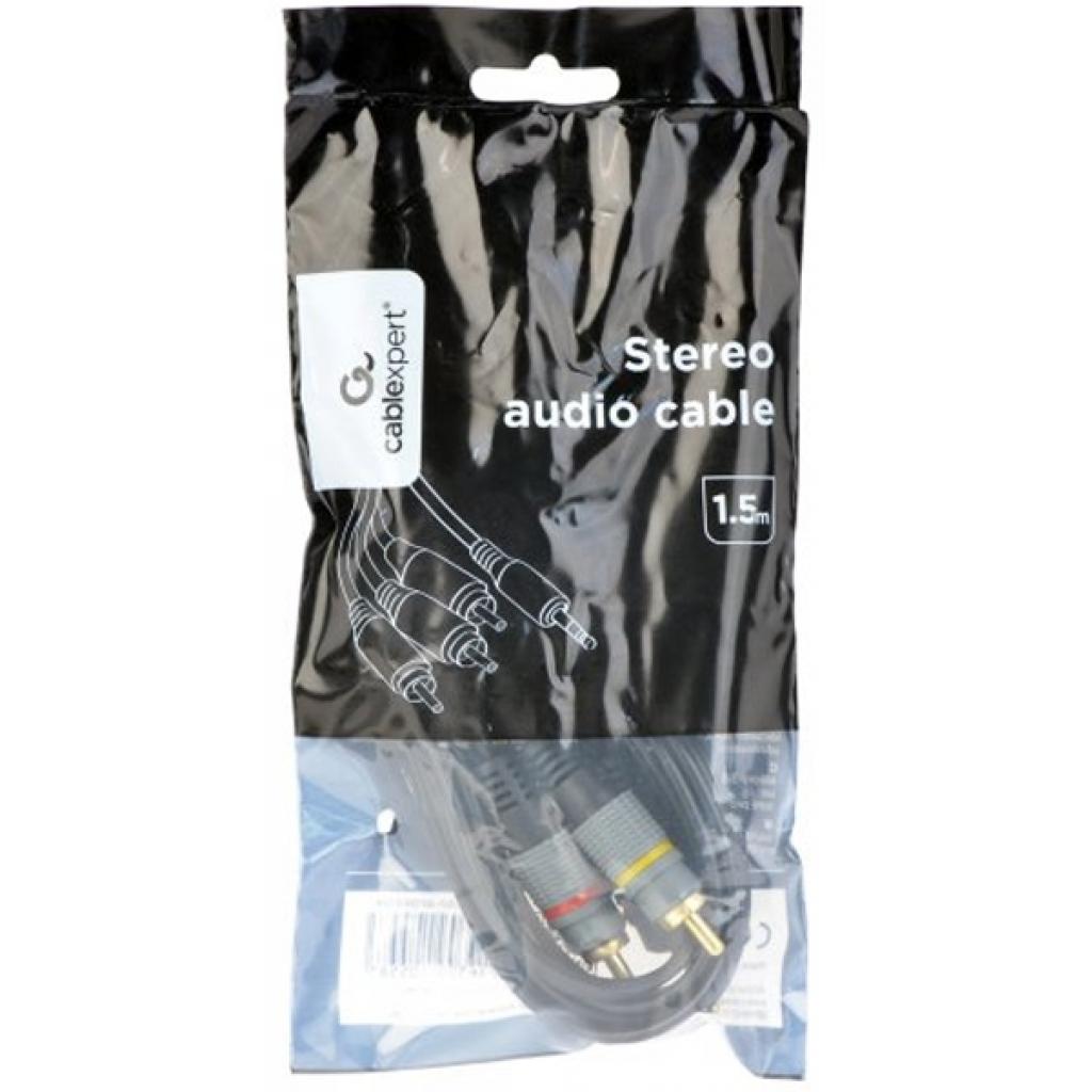 Кабель мультимедійний 3.5 Jack (4pin) to 3RCA 1.5m Cablexpert (CCAP-4P3R-1.5M) - фото 2 Кабель мультимедійний 3.5 Jack (4pin) to 3RCA 1.5m Cablexpert (CCAP-4P3R-1.5M) - фото 2
