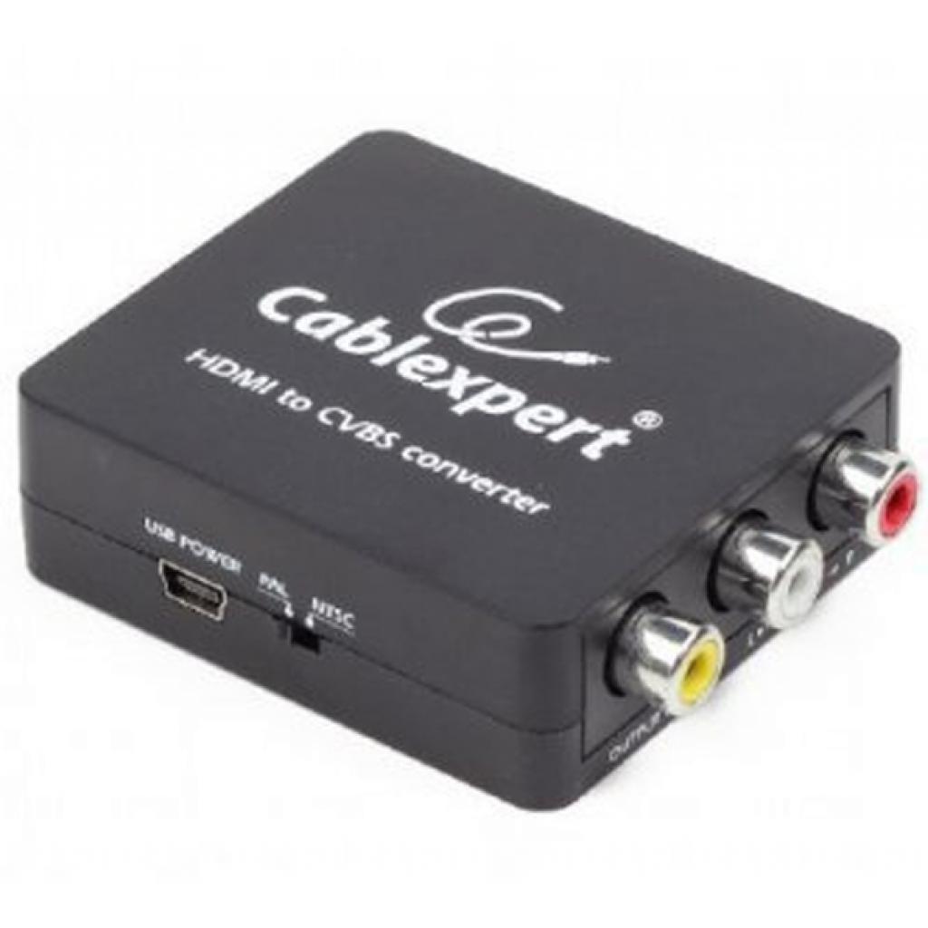 Конвертор HDMI to 3 x RCA Cablexpert (DSC-HDMI-CVBS-001) - фото 1
