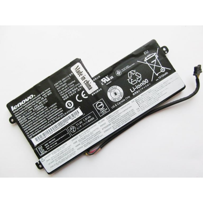 Акумулятор до ноутбука Lenovo ThinkPad X240s, 24Wh (2060mAh), 3cell, 11.4V, Li-ion, intern (A47477) - фото 1