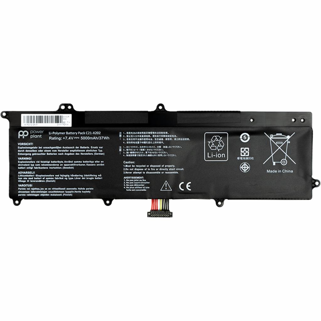 Акумулятор до ноутбука Asus VivoBook S200E Series (C21-X202) 7.4V 5000mAh PowerPlant (NB430888) Акумулятор до ноутбука Asus VivoBook S200E Series (C21-X202) 7.4V 5000mAh PowerPlant (NB430888)