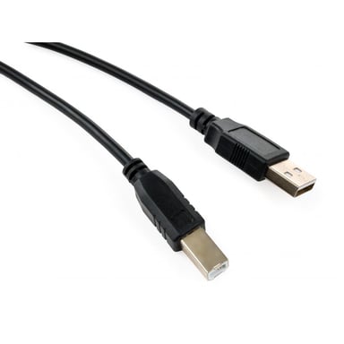 Кабель для принтера USB 2.0 AM/BM 3.0 m Vinga (VCPDCAMBM3.0BK) - фото 1