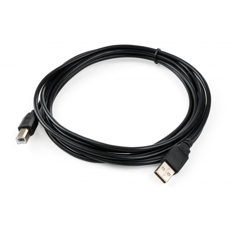 Кабель для принтера USB 2.0 AM/BM 3.0 m Vinga (VCPDCAMBM3.0BK) - фото 2