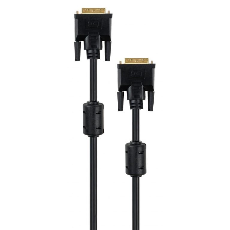 Кабель мультимедійний DVI to DVI 24+1pin 1.8 m Vinga (VCPDCDVIMM1.8BK) - фото 3