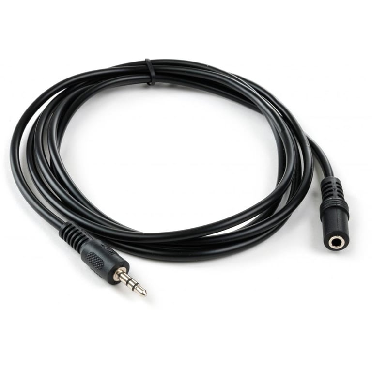 Кабель мультимедійний Jack 3.5mm M/F 1.8 m Vinga (VCPDCJ35MF1.8BK) - фото 2