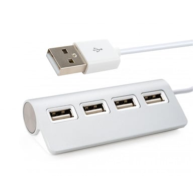 Концентратор Vinga USB 2.0 to 4*USB2.0 metal (VCPH2USB4) - фото 1