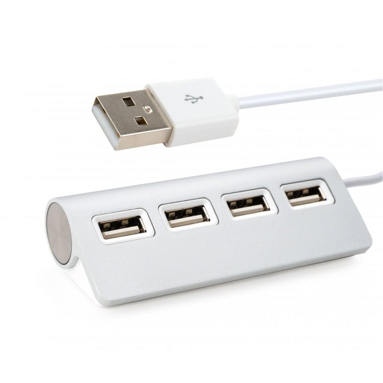 Концентратор Vinga USB 2.0 to 4*USB2.0 metal (VCPH2USB4) - фото 1