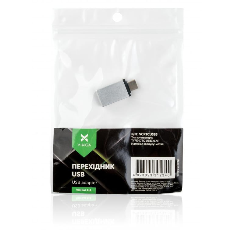 Перехідник Type-C to USB3.0 AF Vinga (VCPTCUSB3) - фото 4
