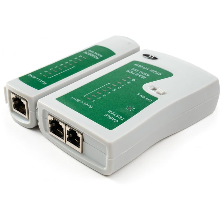 Тестер кабельний Vinga RJ-45/RJ-11 (VCPTT1145) - фото 1