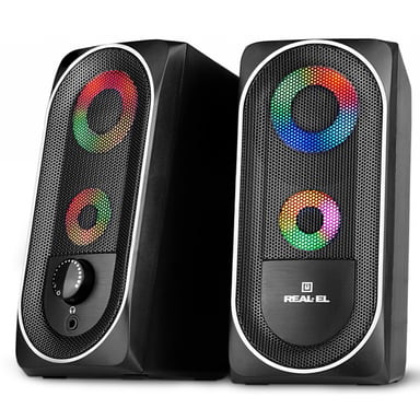 Акустична система REAL-EL S-110 USB Black - фото 1