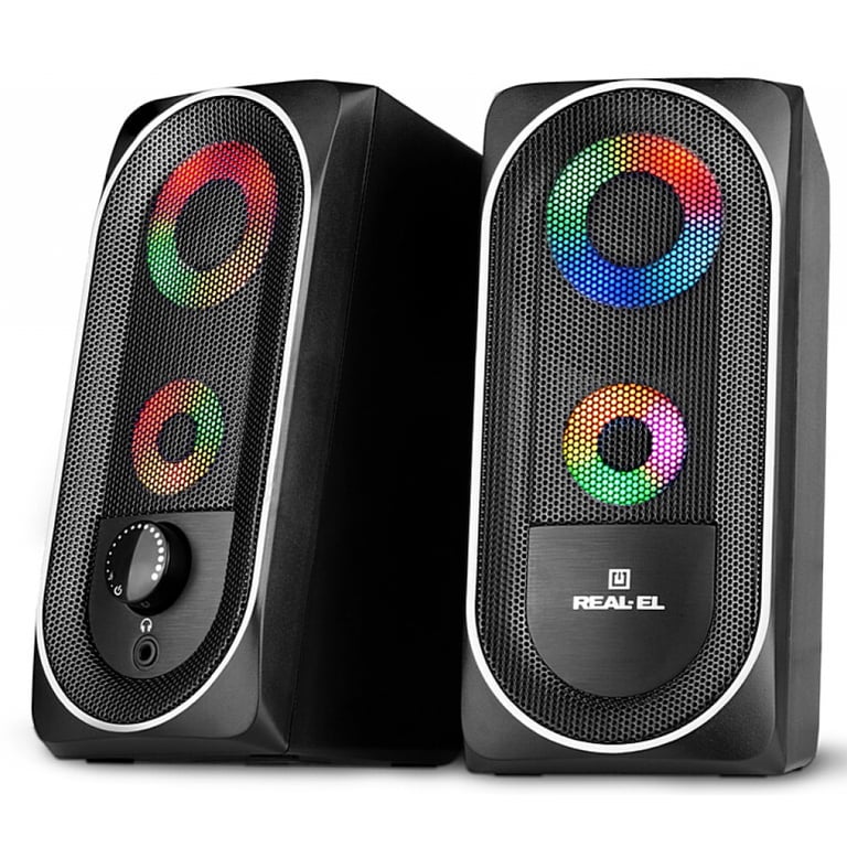 Акустична система REAL-EL S-110 USB Black - фото 1