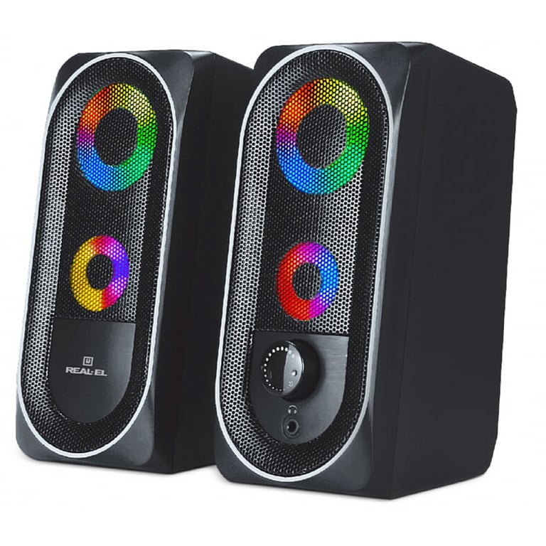 Акустична система REAL-EL S-110 USB Black - фото 2