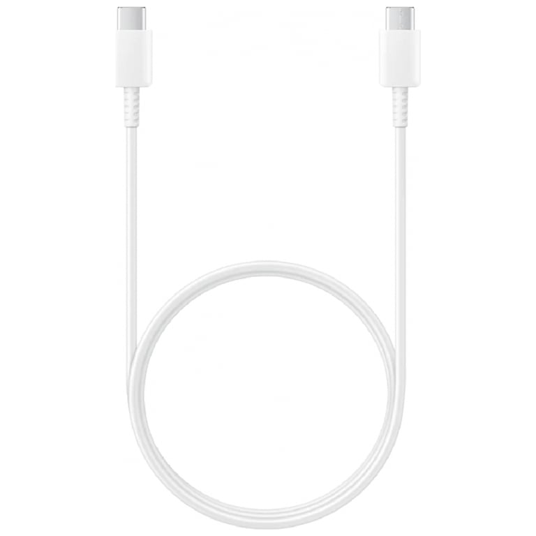 Дата кабель USB-C to USB-C 1.0m white Samsung (EP-DA705BWRGRU) - фото 1