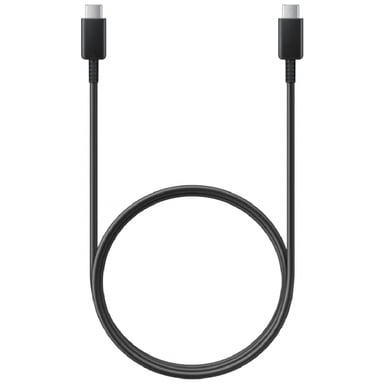 Дата кабель USB-C to USB-C 1.0m 5A black Samsung (EP-DN975BBRGRU) - фото 1